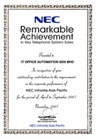 NEC-Achievement-Nov-2007